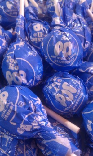 Tootsie Pops Blueberry 30 Pops logo