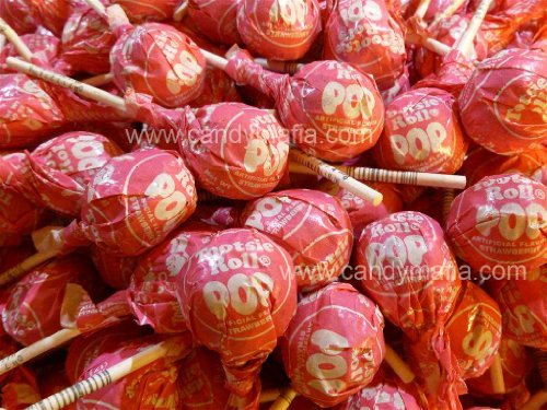 Tootsie Pops Strawberry 60 Pops logo