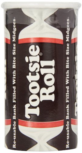 Tootsie Roll Bank, 4 ounce Boxes (Pack of 24) logo
