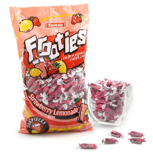 Tootsie Roll Frooties Strawberry Lemonade Fruit Flavored Chewy Candy 360 Count Bag logo
