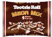 Tootsie Roll Mega Mix 4 Lb Bag (5 Sizes) logo