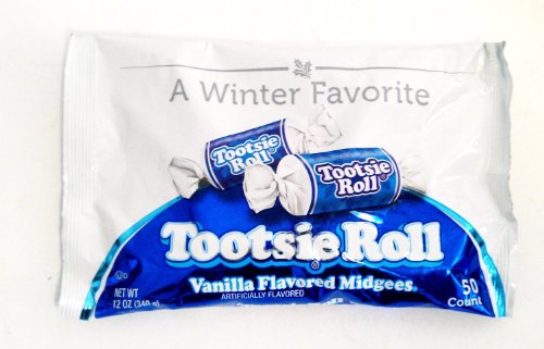 Tootsie Roll Vanilla Flavored Midgees Limited Edition 12 Oz (Pack of 2) logo