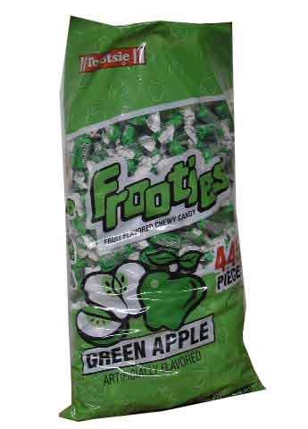 Tootsie Rolls Frooties Green Apple Candy (360 Count) logo