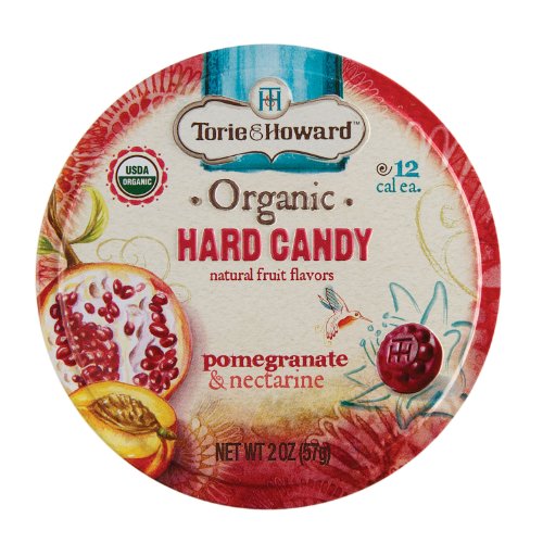 Torie & Howard, California Pomegranate & Freestone Nectarine – Hard Candy, Each Of Eight Tins Are 2 Oz (Pack of 8) logo