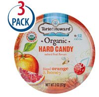 Torie & Howard Organic Hard Candy Blood Orange & Honey — 2 Oz Each / Pack of 3 logo