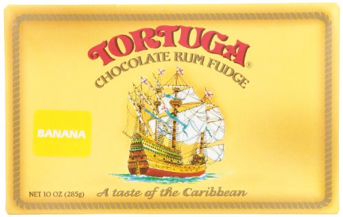 Tortuga Banana Chocolate Rum Fudge, 10 ounce Boxes (Pack of 3) logo