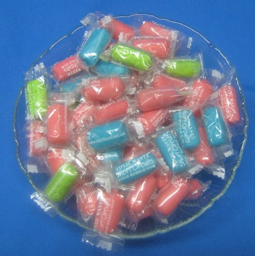 Toxic Waste Short Circut Bubble Gum 2 Pound Aprox 204 Pcs logo