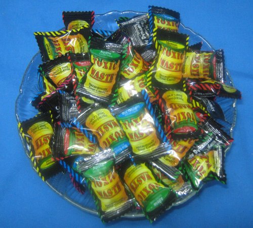 Toxic Waste Ultra Sour Candy 5 Pound Approximately 615 Individually Wrapped logo