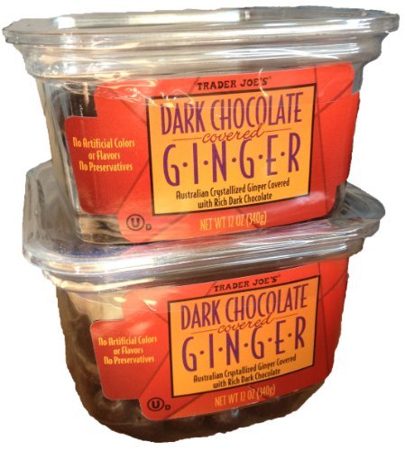 Trader Joe’s Dark Chocolate Covered Ginger – 2 Pack logo