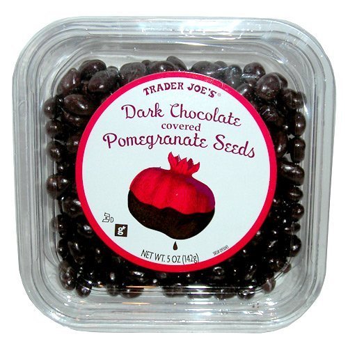 Trader Joe’s Dark Chocolate Covered Pomegranate Seeds No Gluten Ingredients Used New By Trader Joe’s [foods] logo