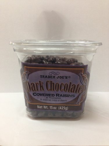 Trader Joes Dark Chocolate Covered Raisins logo