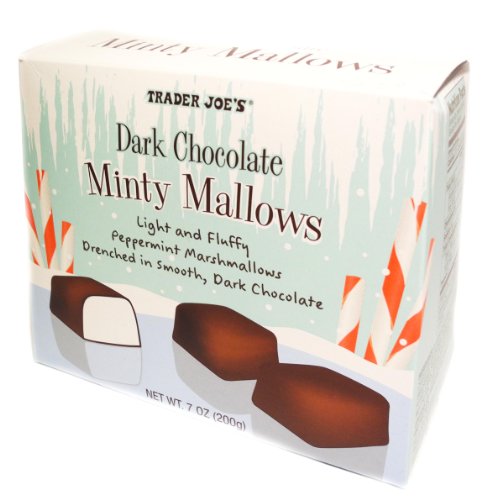 Trader Joe’s Dark Chocolate Minty Mallows logo