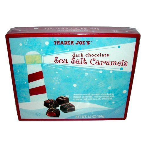 Trader Joe’s Dark Chocolate Sea Salt Caramels By Trader Joe’s [foods] logo