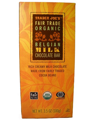 Trader Joe’s Fair Trade Organic Belgian Milk Chocolate Bar logo