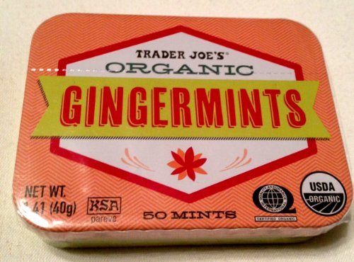 Trader Joe’s Organic Gingermints 40g., 50 Mints (Pack of 2) logo