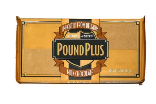 Trader Joe’s Pound Plus Milk Chocolate 17.6 Oz. logo