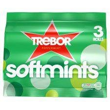 Trebor Softmints Peppermint X 3 Pack 132g logo