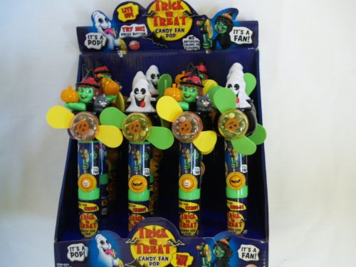 Trick Or Treat Halloween Candy Fan Pop, 12 Fan Pops Included logo