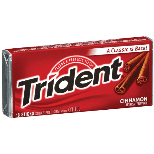 Trident Cinnamon Sugar Free Gum – 18 Ct logo