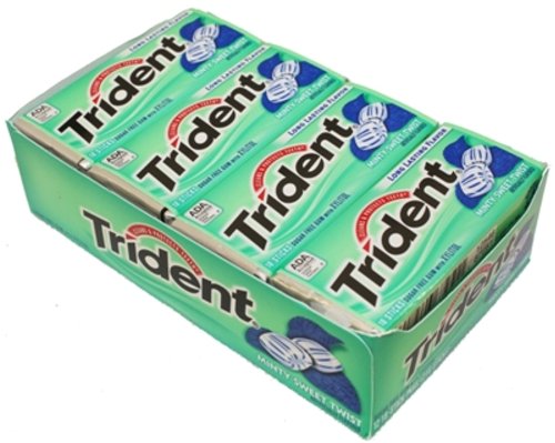Trident Gum Minty Sweet Twist 12/18stk logo