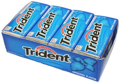 Trident Gum Original Peppermint 12/18stk logo