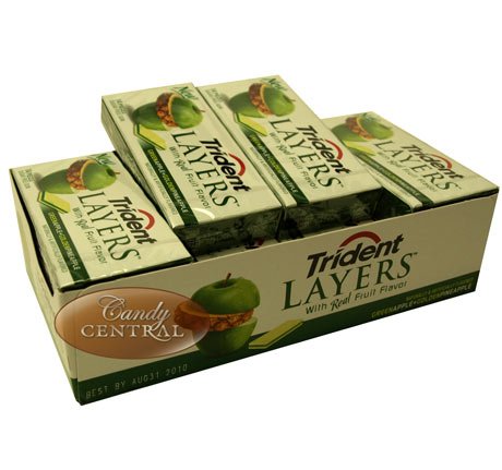 Trident Layers Green Apple and Golden Pineapple (12 Ct) logo