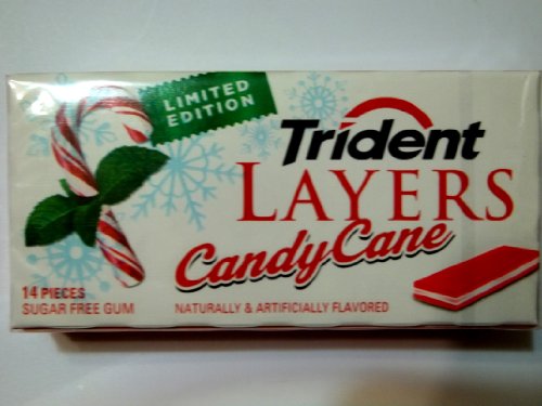Trident Layers Gum, Candy Cane (8 Packs) logo