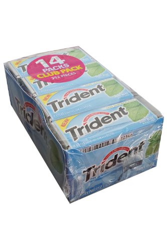 Trident Mint Bliss Sugar Free Gum – 14 Packs Of 18 Pieces logo