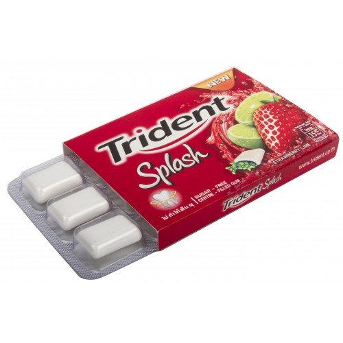 Trident Splash Gum 17.1 G. logo