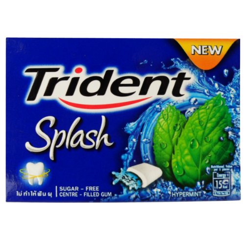 Trident Splash, Hypermint, 9 Pellets, 2 Boxes logo