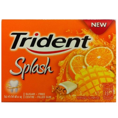 Trident Splash Mango Sunrise Flavor, Sugar-free Gum logo