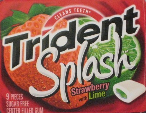 Trident Splash Strawberry – Lime Chewing Gum 30-9 logo