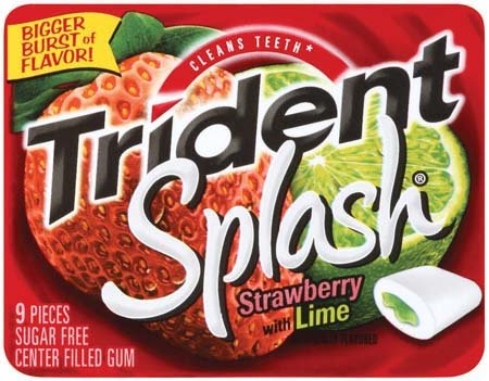 Trident Splash Strawberry Lime Gum logo