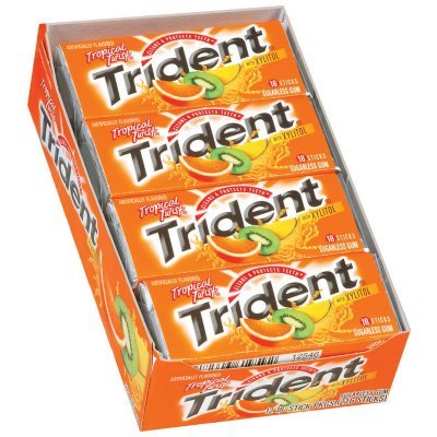 Trident Tropical Twist – 12/18 Stick Packs (3 Pack) logo