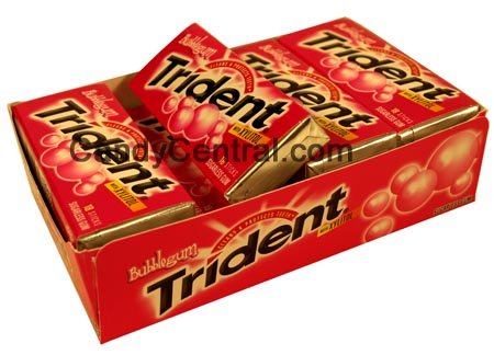 Trident Val-u-pak Bubblegum (12 Ct) logo