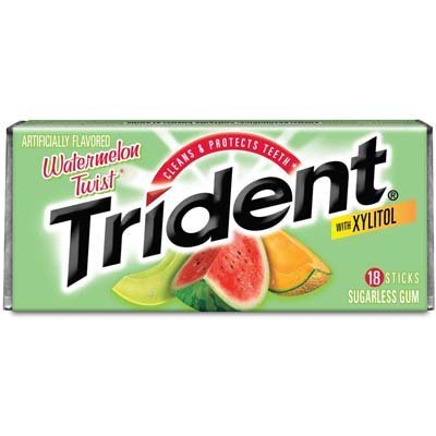 Trident Watermelon Twist Gum: 12 Count logo