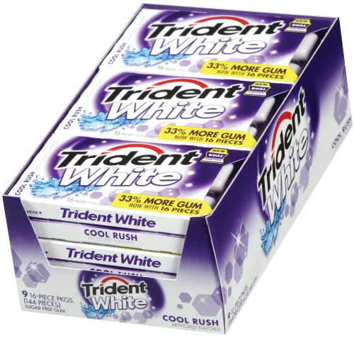 Trident White Gum Cool Rush logo