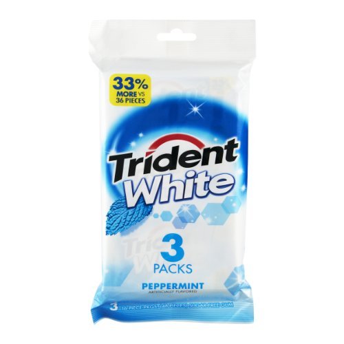 Trident White – Peppermint – 3pk / (4 Pack) logo