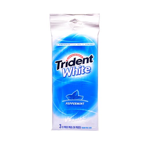 Trident White Peppermint 3pk logo