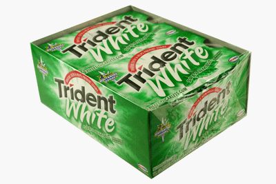 Trident White Spearmint 12 – 12 Piece Packs logo