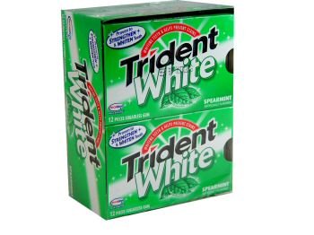 Trident White Spearmint logo