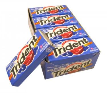 Trident – Wild Blueberry Twist, 18 Pc Val-u-pak, 12 Ct logo
