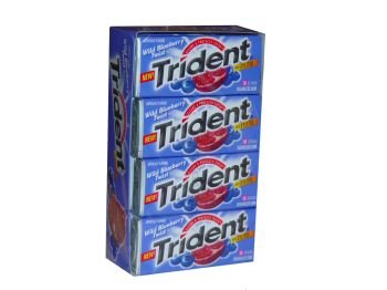 Trident Wild Blueberry Twist logo
