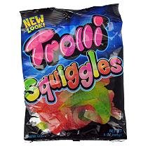 Trolli Brand Gummi Worms – 5 Oz. Peg Bag – 12 Ct. logo