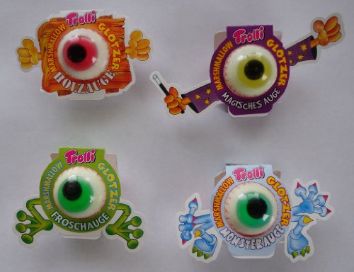 Trolli Glotzer Fruit Filled Eyeball Marshmallow Gummy Candy (1pcs/ 19g) logo