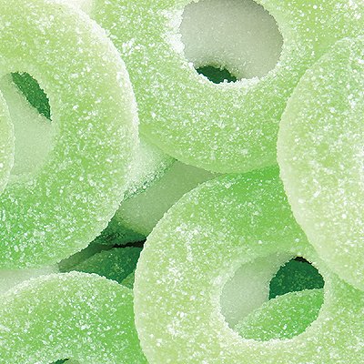 Trolli Gummi Apple O’s: 4lb Case logo