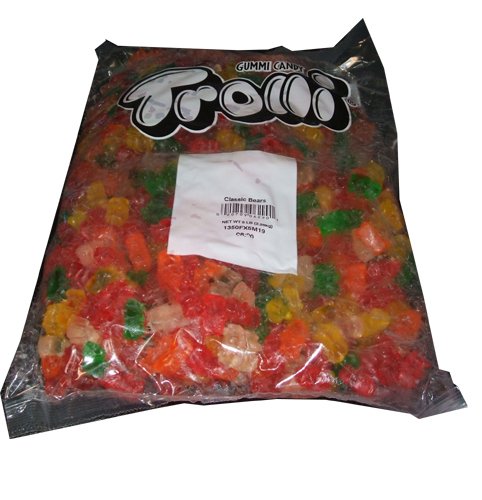 Trolli Gummy Candy Classic Gummi Bears 5 Pound Bulk Bag logo