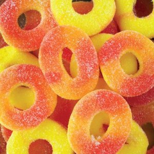 Trolli Gummy Rings – Peach 4lb Bag logo