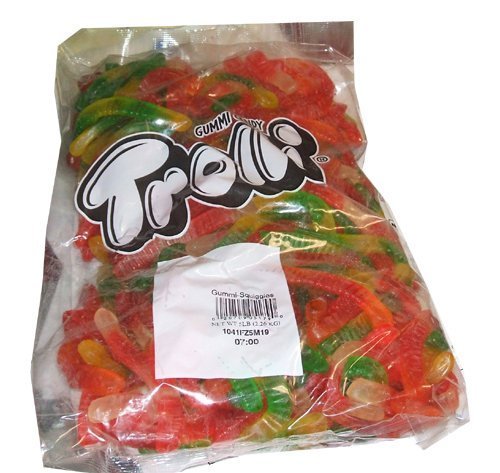 Trolli Gummy Squiggles Gummi Worms 5 Pound Value Bulk Bag logo