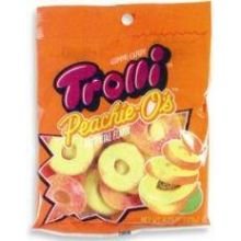 Trolli Peachie Os Gummy Candy, 4.25 Ounce — 12 Per Case. logo